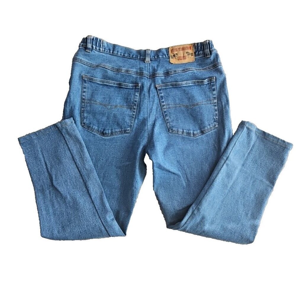 Ross Thompson Jeans Men's Size 40WX30L Light Wash Denim Pants Straight Cut - Picture 4 of 15